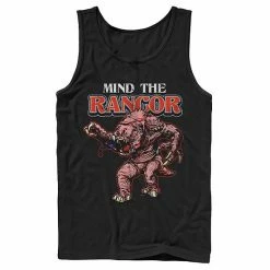 Licensed Character Men's Star Wars Mind The Rancor Portrait Tank Black -Licensed Character Shop unnamed file 36040