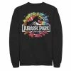 Licensed Character Men's Jurassic Park Classic Logo Tie Dye Fleece Pullover Charcoal Heather -Licensed Character Shop unnamed file 36087