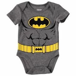 Licensed Character Baby Boy 3 Pack DC Comics Superhero Bodysuit Set -Licensed Character Shop unnamed file 3613