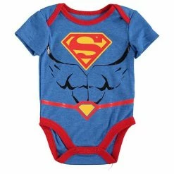 Licensed Character Baby Boy 3 Pack DC Comics Superhero Bodysuit Set -Licensed Character Shop unnamed file 3614