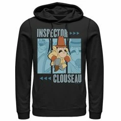 Licensed Character Men's Pink Panther Inspector Clouseau Trio Panels Graphic Hoodie Char Htr -Licensed Character Shop unnamed file 36147