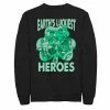 Licensed Character Men's Marvel Luckiest Heroes Pullover Black -Licensed Character Shop unnamed file 36156
