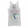 Licensed Character Juniors' Marvel The Mighty Avengers Retro Comic Group Graphic Tank White Heather -Licensed Character Shop unnamed file 36176