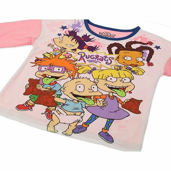 Licensed Character Girls 4-12 Rugrats Girls' 2-Piece Pajama Set 6 Licensed Character Girls 4-12 Rugrats Girls' 2-Piece Pajama Set - Image 4