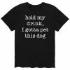 Licensed Character Men's Hold My Drink Tee Black -Licensed Character Shop unnamed file 36221