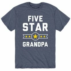 Licensed Character Men's Five Star Grandpa Tee Black -Licensed Character Shop unnamed file 36233