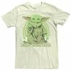 Licensed Character Men's Star Wars The Mandalorian Little Green Guy Tee -Licensed Character Shop unnamed file 36237
