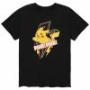 Licensed Character Men's Pokemon Pika Pika Tee Black