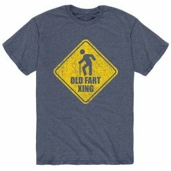 Licensed Character Men's Old Guy Crossing Tee Blue -Licensed Character Shop unnamed file 36250