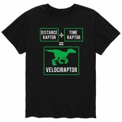 Licensed Character Men's Equals Velociraptor Tee Heather Blue -Licensed Character Shop unnamed file 36259