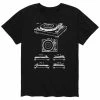 Licensed Character Men's Turntable Diagram Tee Heather Blue -Licensed Character Shop unnamed file 36261