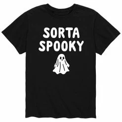 Licensed Character Men's Sorta Spooky Tee Black -Licensed Character Shop unnamed file 36271