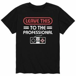 Licensed Character Men's Leave This To Professional Tee Black