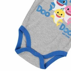 Licensed Character Baby Boy Baby Shark Bodysuit, Jogger Pants & Hat Set -Licensed Character Shop unnamed file 3631