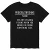 Licensed Character Men's Procrastifishing Definition Tee Black -Licensed Character Shop unnamed file 36312