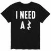 Licensed Character Men's I Need A Rest Tee Black -Licensed Character Shop unnamed file 36318