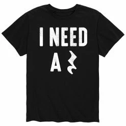 Licensed Character Men's I Need A Rest Tee Black