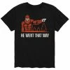 Licensed Character Men's "He Went That Way" Tee Black -Licensed Character Shop unnamed file 36321