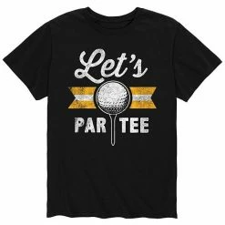 Licensed Character Men's Let's Par Tee Tee Black
