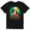 Licensed Character Men's Hey Arnold! Ho Ho Ho Stinko Tee Black -Licensed Character Shop unnamed file 36348