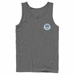 Licensed Character Men's Jurassic World Park Security Officer Badge Graphic Tank Top Navy -Licensed Character Shop unnamed file 36355
