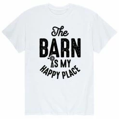 Licensed Character Men's The Barn Happy Place Tee Green -Licensed Character Shop unnamed file 36414