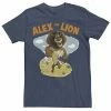 Licensed Character Men's Madagascar Alex The Lion Desert Text Poster Tee -Licensed Character Shop unnamed file 36427