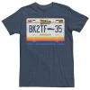 Licensed Character Men's Back To The Future Retro License Plate Tee -Licensed Character Shop unnamed file 36448