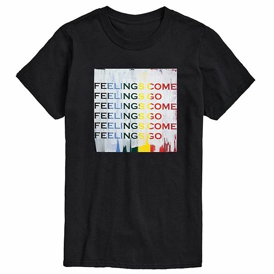 Licensed Character Adult Kelly Styne Feelings Come Tee Blue 3 Licensed Character Adult Kelly Styne Feelings Come Tee Blue