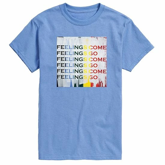Licensed Character Adult Kelly Styne Feelings Come Tee Blue 5 Licensed Character Adult Kelly Styne Feelings Come Tee Blue - Image 3