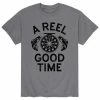 Licensed Character Men's A Reel Good Time Tee Grey -Licensed Character Shop unnamed file 36485
