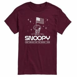 Licensed Character Men's Peanuts First Beagle In Space Tee Red -Licensed Character Shop unnamed file 36497