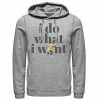 Licensed Character Men's Despicable Me Minions Stuart Do What I Want Pullover Hoodie -Licensed Character Shop unnamed file 36535