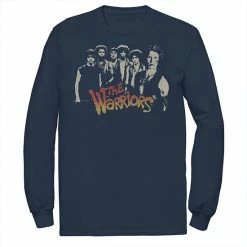 Licensed Character Men's The Warriors Group Shot Title Logo Tee Black -Licensed Character Shop unnamed file 36546