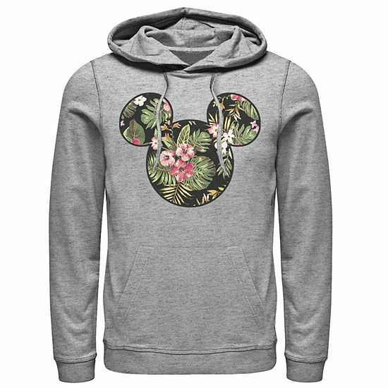 Licensed Character Mens Disney Mickey & Friends Mickey Mouse Tropical Fill Hoodie 3 Licensed Character Mens Disney Mickey & Friends Mickey Mouse Tropical Fill Hoodie