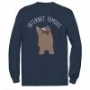 Licensed Character Men's CN We Bare Bears Internet Famous Long Sleeve Tee Black -Licensed Character Shop unnamed file 36667
