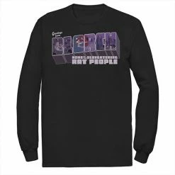 Licensed Character Men's Invader Zim Greetings From Blorch Long Sleeve Graphic Tee Black -Licensed Character Shop unnamed file 36681