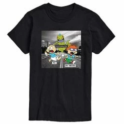 Licensed Character Men's Rugrats Meme Tee Black