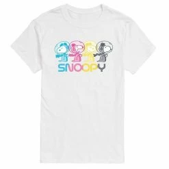 Licensed Character Men's Peanuts Snoopy Astronaut Tee White -Licensed Character Shop unnamed file 36773