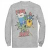 Licensed Character Men's Cartoon Network Adventure Time Finn & Jake Kapows Tee Athletic Heather -Licensed Character Shop unnamed file 36820