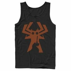Licensed Character Men's Cartoon Network Samurai Jack Faces Aku Silhouette Tank White -Licensed Character Shop unnamed file 36824