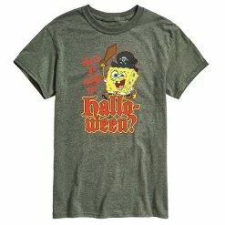 Licensed Character Men's SpongeBob SquarePants Arrr Ye Ready Tee Black -Licensed Character Shop unnamed file 36841