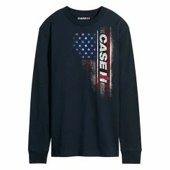 Licensed Character Men's Case IH American Flag Long Sleeve Tee Navy -Licensed Character Shop unnamed file 36877