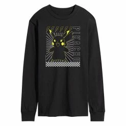 Licensed Character Men's Pokemon Pikachu Tee Black -Licensed Character Shop unnamed file 36927