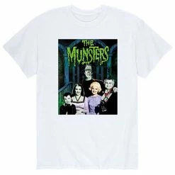 Licensed Character Men's The Munsters Family Photo Tee White -Licensed Character Shop unnamed file 36935