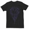 Licensed Character Men's Deathly Hallows Obliviate Purple Outline Logo Tee Black -Licensed Character Shop unnamed file 36945