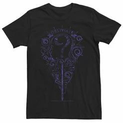Licensed Character Men's Deathly Hallows Obliviate Purple Outline Logo Tee Black -Licensed Character Shop unnamed file 36947