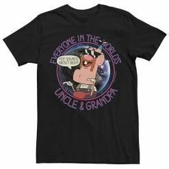 Licensed Character Men's Cartoon Network Everyone In The World's Uncle Grandpa Tee Silver -Licensed Character Shop unnamed file 36955