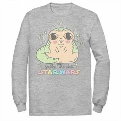 Licensed Character Men's Star Wars Cute Cartoon Jabba The Hutt Tee Athletic Heather -Licensed Character Shop unnamed file 36980
