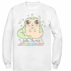 Licensed Character Men's Star Wars Cute Cartoon Jabba The Hutt Tee Athletic Heather -Licensed Character Shop unnamed file 36981